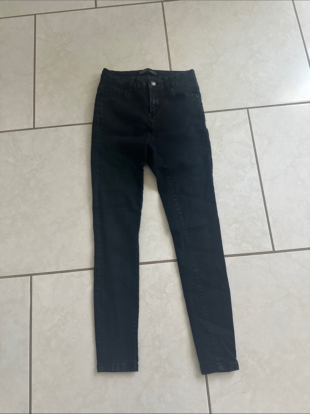 Ci Sono Super Stretchy High-Rise Black Women’s Skinny Jeans